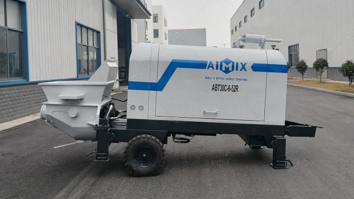 Bomba Estacionaria de Concreto ABT30 a Dominicana – AIMIX