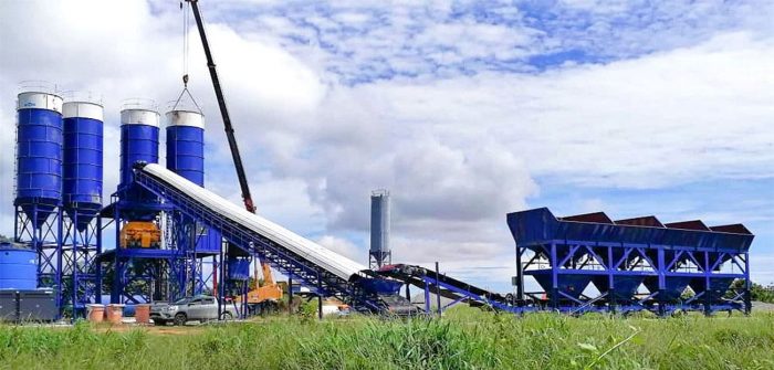 Planta De Concreto AJ-180 Se Ha Instalado En Filipinas – AIMIX