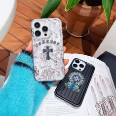 激安 クロームハーツ chrome hearts スマホケース iphone15 PC おしゃれ アイフォン12プロ 携帯ケース