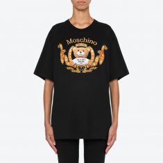 Moschino Oscar Teddy Bear T-Shirt Black