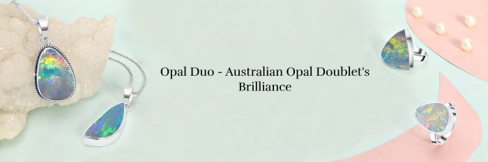 Opal’s Twin Delight: Australian Opal Doublet Dazzling Duo